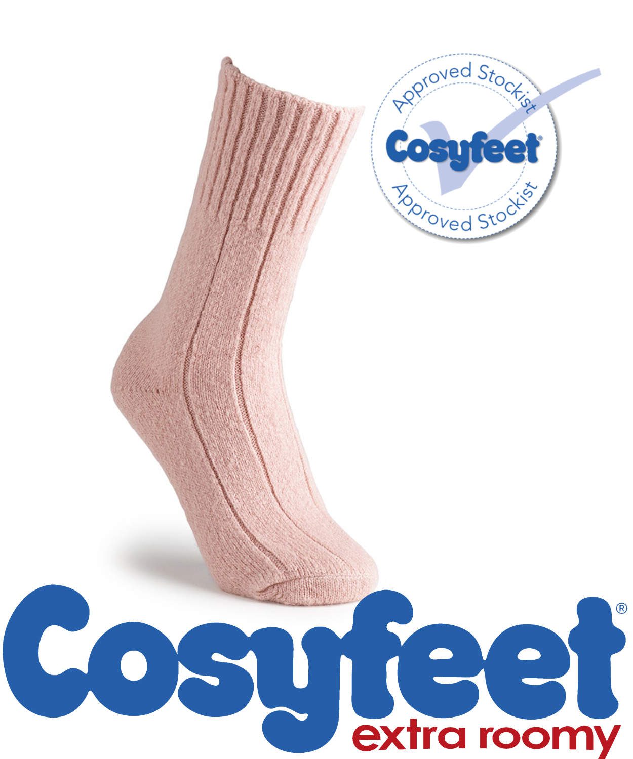 Cosyfeet Super Soft Bed Socks, Extra Roomy